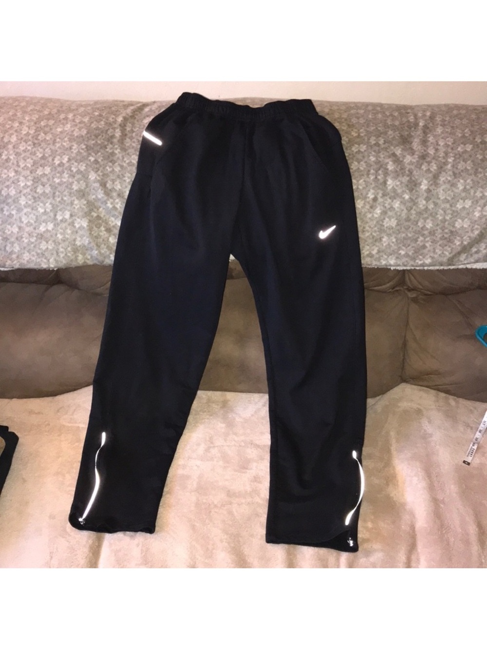 Nike Black small Dri fit Reflective Athletic Pants